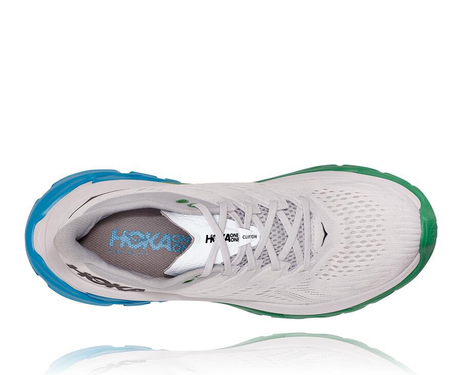 Hoka Australia One One Clifton Edge - Mens Running Shoes White - RYFON-6920